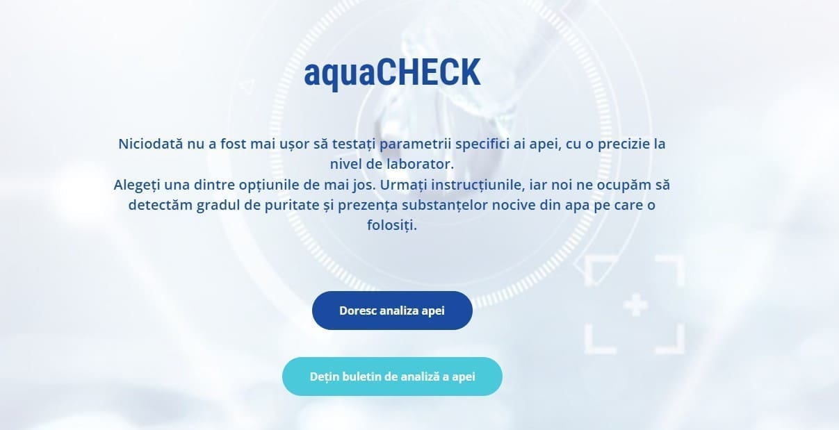 aquacheck ui