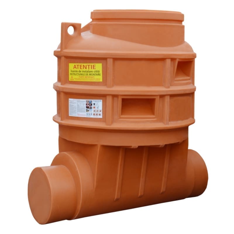 VALPlast 3-LAYER INSPECTION CHAMBER 1IN D.400 1OUT D.400 H=5010