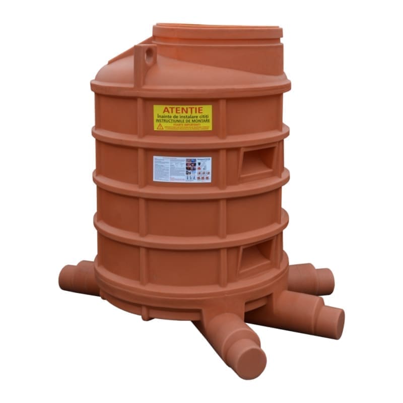 VALPlast 3-LAYER INSPECTION MANHOLE 45# 3IN 1OUT Ø200/160 H=3580