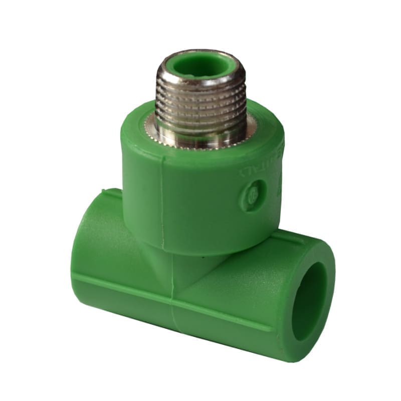 VALDuotherm Green PPR Tee, D. 25x1/2'' Female Thread