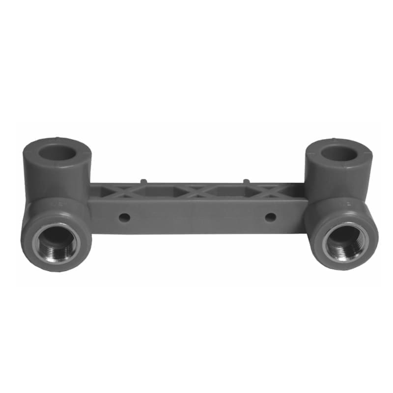 FIXED SUPPORT VALDuotherm GREY PPR FOR 90° MIXER D. 20x1/2''FI
