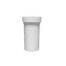 VALEasy WC Connector, White PP, Ø 110 mm, L 400 mm, Gasketed