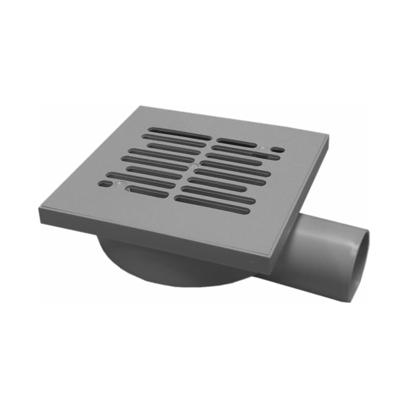 VALEasy PP Terrace Siphon 150x150, Horizontal Outlet D. 50 H=75