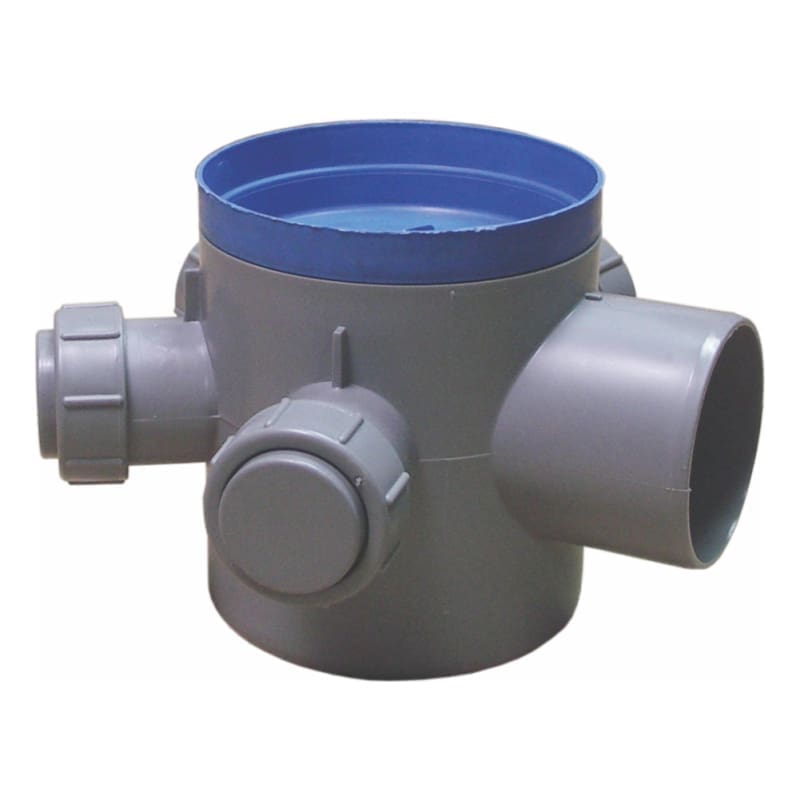 VALEasy Floor Drain Trap, Inspectable, 4-Inlet D. 40 - 1-Outlet D. 50, H=135