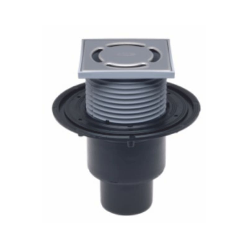 VALEasy FLOOR DRAIN, VERTICAL DN 50/75/110, ADJUSTABLE HEIGHT, STAINLESS STEEL GRATE