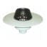 VALRain Vertical Roof Drain DN110 with PVC Flange and Leaf Strainer
