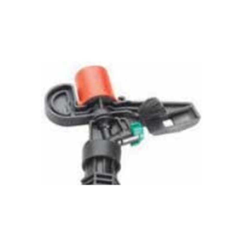 VALAgrio sprinkler, "NDJ" diffuser, red bayonet nozzle 3.2 mm, 3/4" female, Q=0.73 m³/h, R 12.5 m