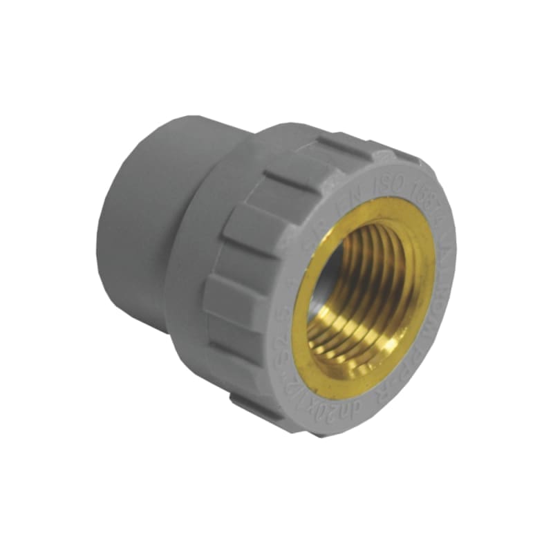 VALDuotherm Grey PPR Adapter 20x1/2'' Female Thread