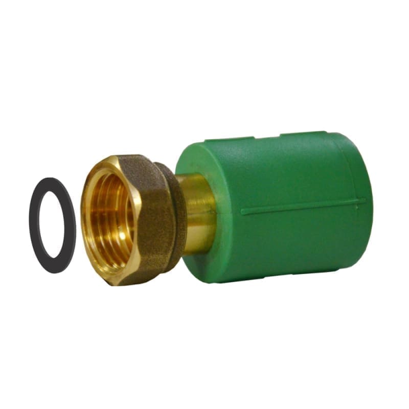 VALDuotherm Green PPR Union Fitting, 20x1/2''