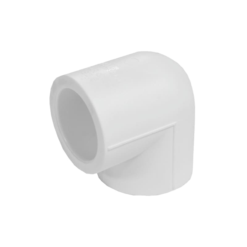 VALDuotherm WHITE 90° ELBOW PPR D.75