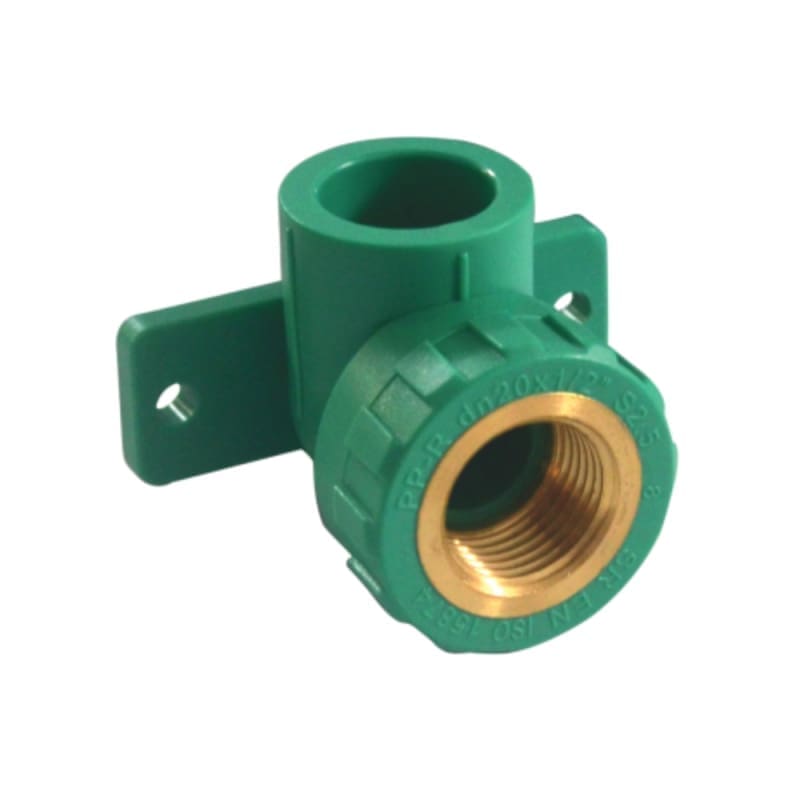 VALDuotherm GREEN PP-R WALL-MOUNT ELBOW D. 20x1/2''FI