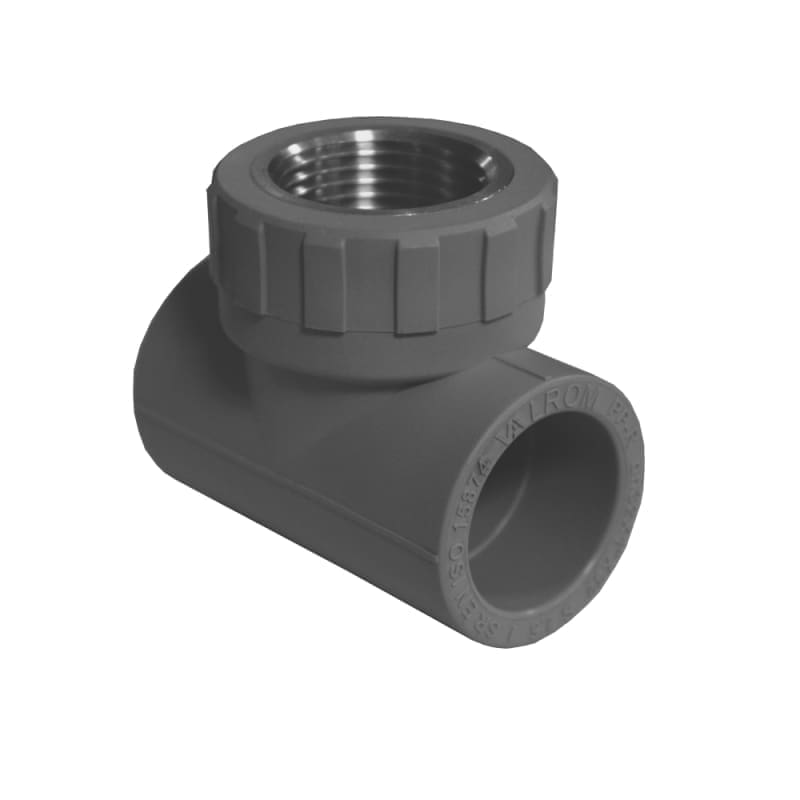 TEE VALDuotherm GREY PPR D. 32x3/4'' FI