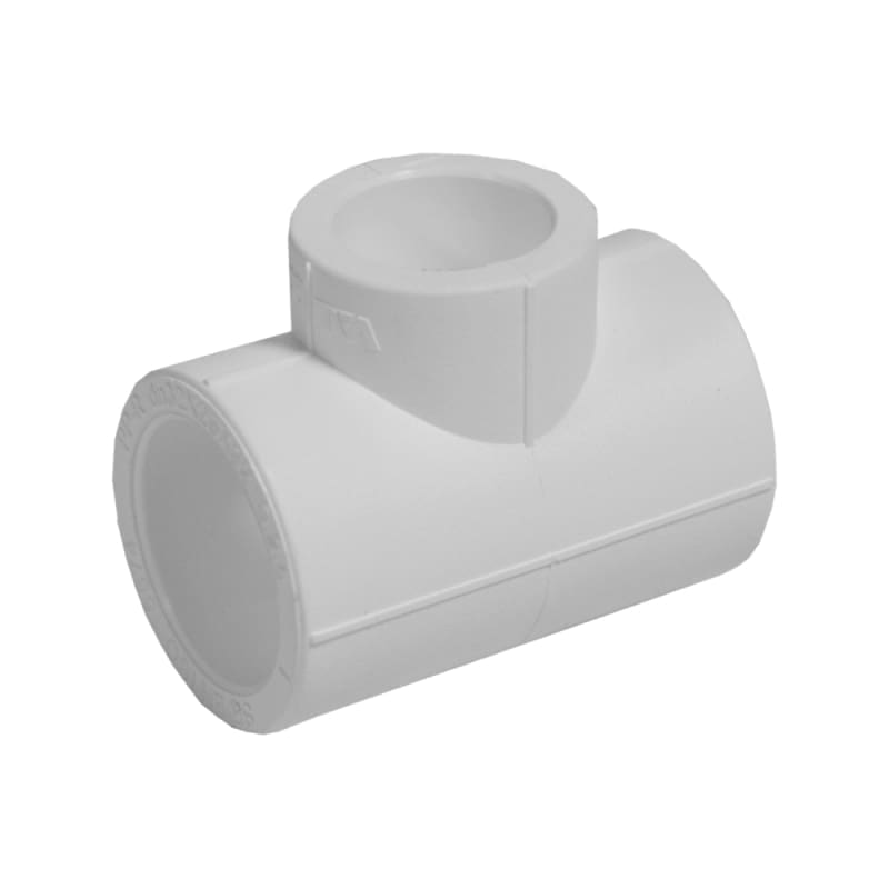 PPR Reducing T-fitting VALDuotherm White Dia. 32/25/32