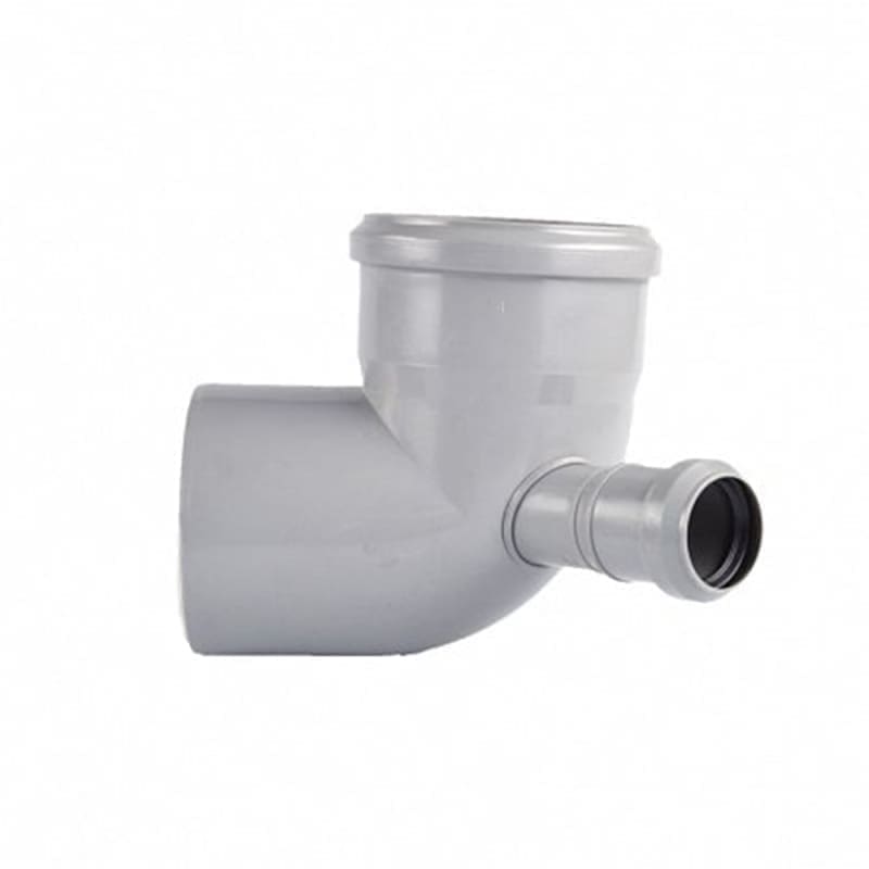 VALEasy ELBOW LEFT SIDE INLET PP D.110/50 87°