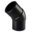 COT 45GRD PE100 APA/GAZ VALWater D.125 SDR11 INJECTAT TG