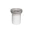 VALRain WHITE HDPE FITTING D. 90 WC FOR WALL DISCHARGE