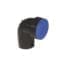 VALRain PEHD TECHNICAL ELBOW D. 56 WITH D1 CAP 58