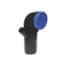 VALRain PE-HD Floor Elbow, DN 90, for WC, 2 x DN 40 Connections, Lateral Closing Plug, Protection Plug