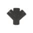 VALRain HDPE DOUBLE BRANCH 45° D.110/40