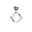 VALRain "RAINPLUS" galvanized clamp with support mounting, D. 90