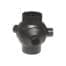 VALRain PEHD 135° SPHERE BRANCH D.125 3 OUTLETS D1.110