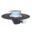 VALRain ROOF DRAIN HORIZONTAL OUTLET DN75/110 WITH BITUMEN FLANGE AND STAINLESS STEEL GRATE 137x137 mm