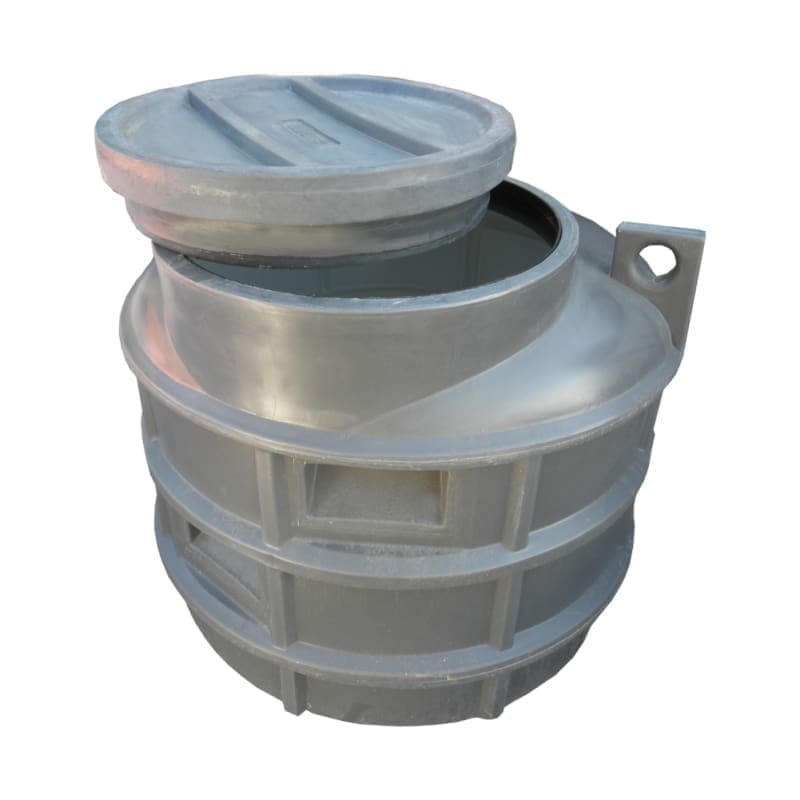 ECO VALWater Insulated Meter Pit D. 1100 H=1330, 1 1/4'' Installation, Lid