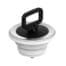 VALEasy sink waste valve D.70x1"1/2xHmax 35 with stainless steel strainer and plug