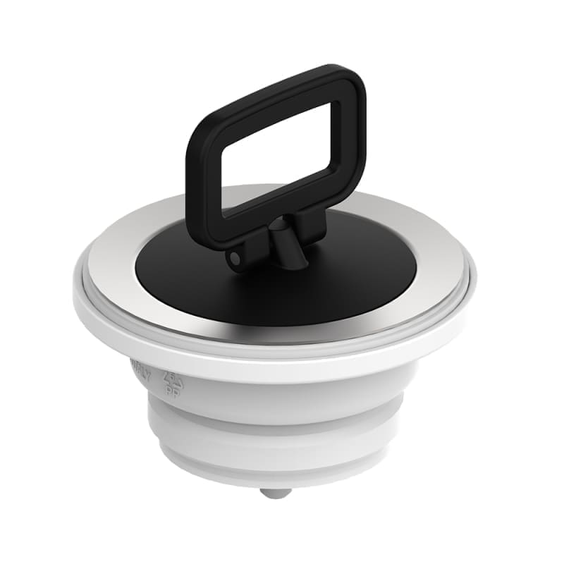 VALEasy sink waste valve D.70x1"1/2xHmax 35 with stainless steel strainer and plug