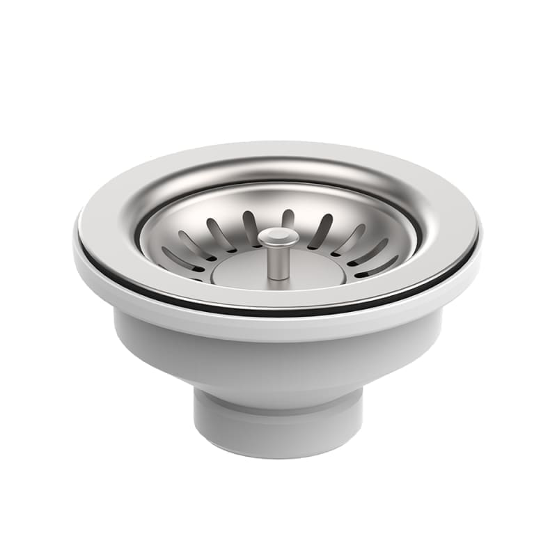 KITCHEN SINK STRAINER VALEasy D.114x1"1/2xHmax 61 WITH STAINLESS STEEL CLOSING SCREEN