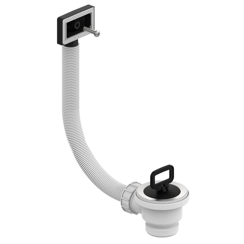 VALEasy SINK TRAP D.70x1"1/2xHmax 63 WITH RECTANGULAR OVERFLOW