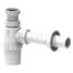 WHITE PP BOTTLE TRAP FOR KITCHEN SINK VALEasy D.40-1"1/2"