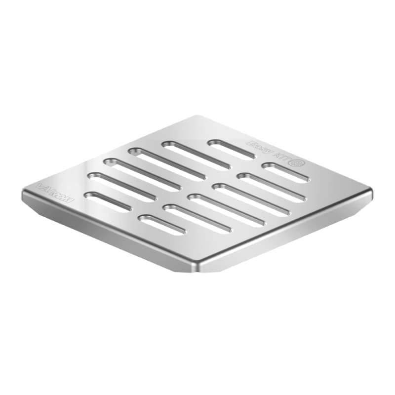 STAINLESS STEEL SQUARE GRATE VALEasy FLOOR DRAIN D.102x102 304