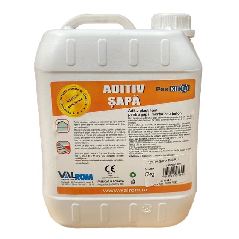 VALThermio screed additive, 5 kg canister