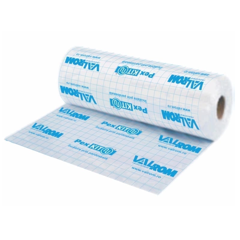VALThermio PE WATERPROOFING FILM SELF-ADHESIVE 0.10 mm ROLL 100x1.25m