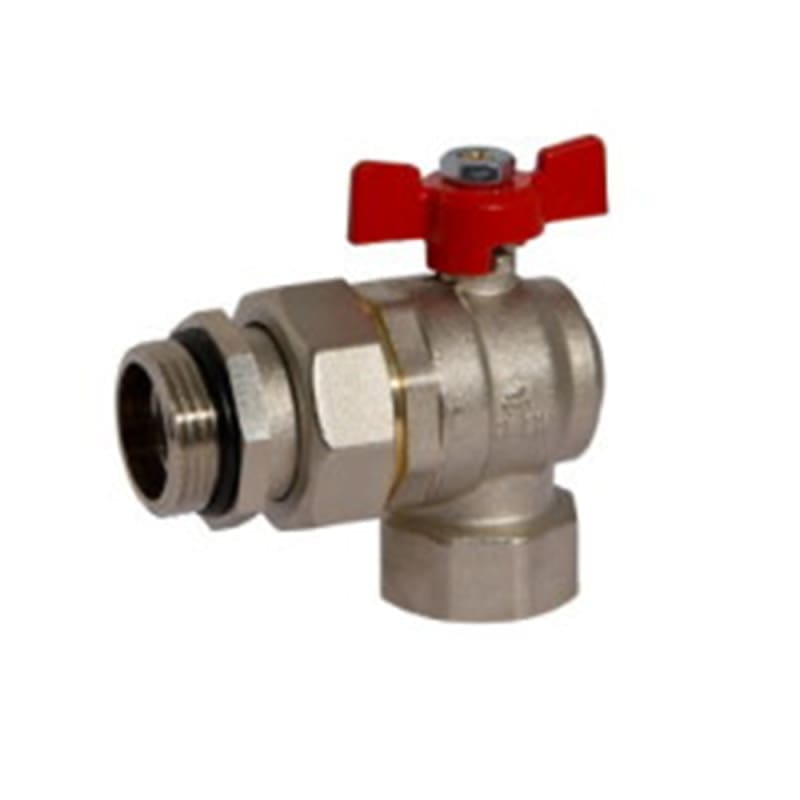 VALThermio manifold angle valve with union connection HOL-FI 1"