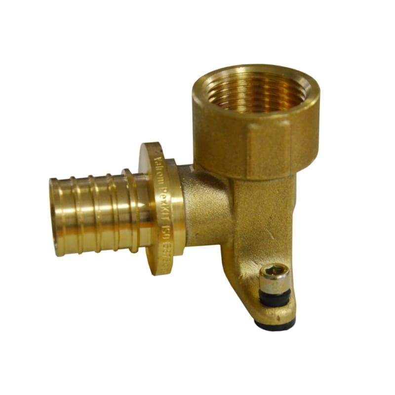 VALThermio BRASS ELBOW SUPPORT FLANGE D. 25x3/4'' FI