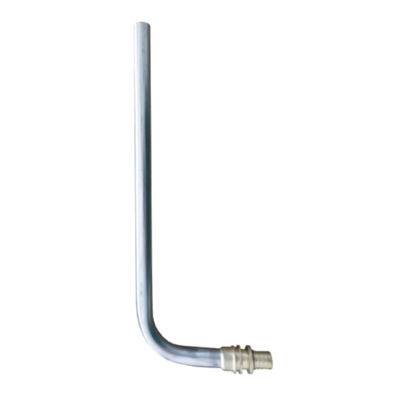L-SHAPED TUBE RADIATOR CONNECTION VALThermio NICKEL-PLATED COPPER WITH SUPPORT D. 20 L250mm