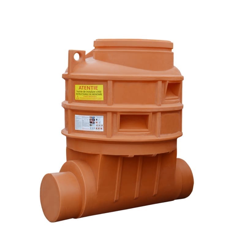 VALPlast Inspection Manhole 1 Inlet D.400 1 Outlet D.500 H=1010
