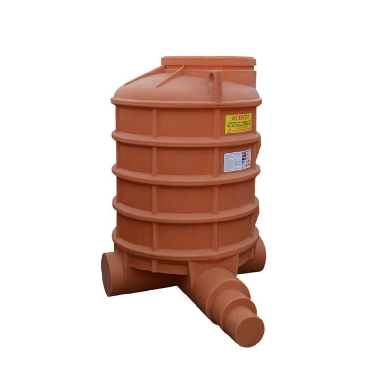 VALPlast INSPECTION CHAMBER 180° 1IN 1OUT D.315/250/200 H=2230