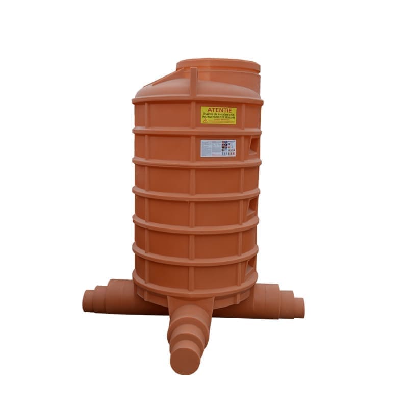 VALPlast INSPECTION CHAMBER 90° 3IN 1OUT D.315/250/200 H=980