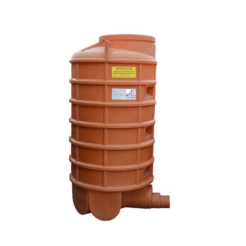 VALPlast 3-LAYER 5-ZONE Inspection Manhole, Inlets 250/200/160, 1 Outlet 315/250, H=1025