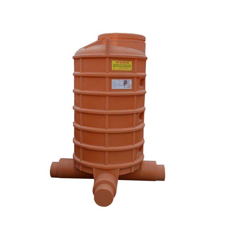 VALPlast Inspection Chamber 45° 3 Inlets 1 Outlet Dia. 315/250 H=1480