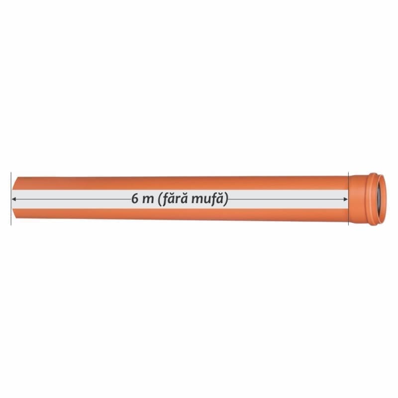 VALPlast PVC COMPACT TUBE D.315X7.7mm SN4 Lu6M