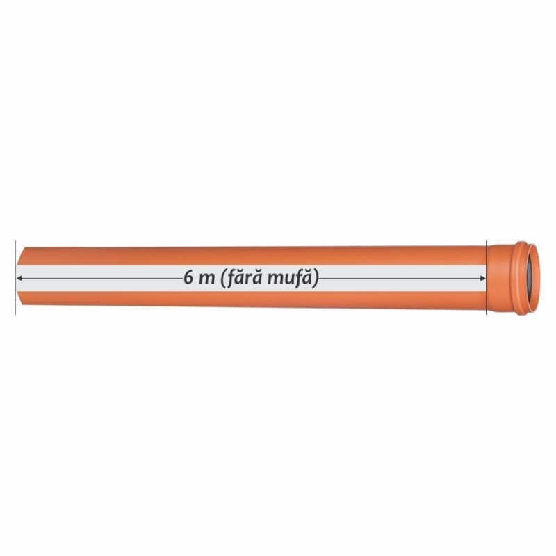 TUB VALPlast PVC COMPACT COMPACT D.110X3.2mm SN4 Lu1M