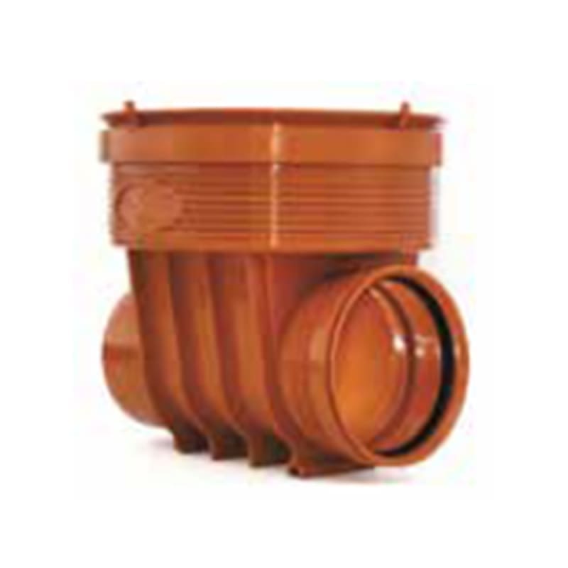 VALPlast PP INSPECTION CHAMBER BASE D.315 1IN/1OUT D.160