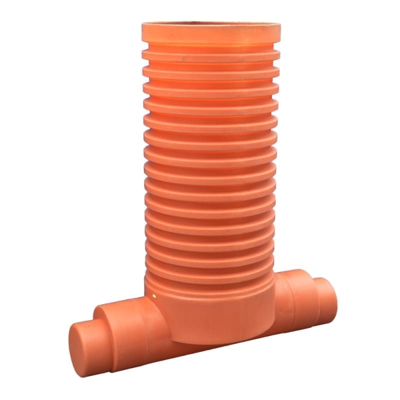 PE inspection manhole on VALPlast D.630 1IN/1OUT 200/160 H 1.0 m