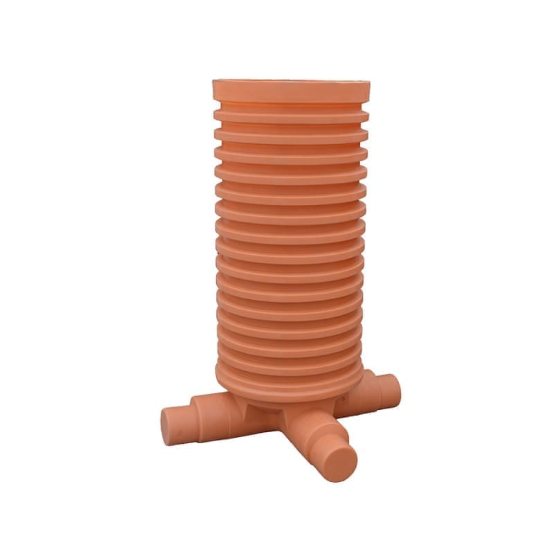 PE INSPECTION CHAMBER VALPlast D.630 90° 3IN1OUT 200/160 H1.5M