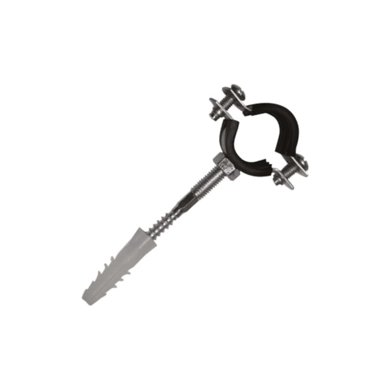 VALThermio D. 26 FIXING BRACKET WITH WALL PLUG OL/ZN ANTI-NOISE GASKET