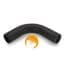 CURBA 90grd PE100 D.355 SDR17 TERMOFORMATA EXECUTIE LUNGA